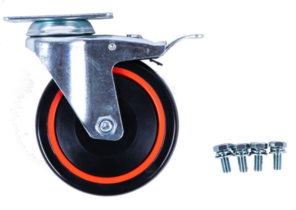 KS Tools zwenkwiel met parkeerrem, 826.0007-R008P