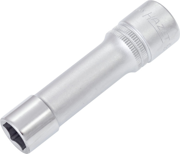Hazet dop, zeskant, hol vierkant 12,5 mm (1/2"), 13 mm, lang type met karteling, 900LG-13