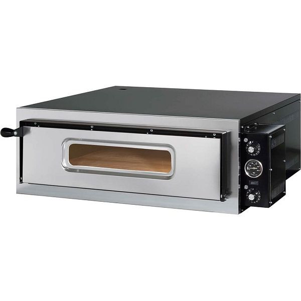 Stalgast pizzaoven met één kamer, 4,8 kW, 835 x 835 x 335 mm (BxDxH), PP0201435