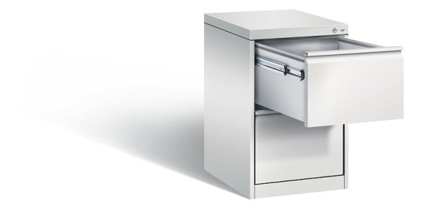C+P hangmappenkast Acurado, H733xB433xD590mm, kleur: lichtgrijs, handgreep, 12412-311 S10001