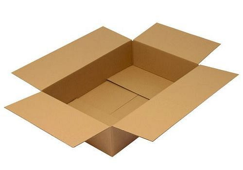 TransPak golfkartonnen vouwdoos 1-wandig, binnenmaat 700 x 450 x 160 mm, kwaliteit 1.20B, VE 25 stuks, 299318