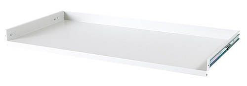 Bedrunka+Hirth plank, 100% uitschuifbaar voor dubbeldeurs kledingkast, R 36-16, afmetingen in mm (BxDxH): 926 x 442 x 70, 04.090.14-75