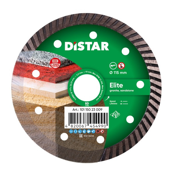 Distar diamantdoorslijpschijf Turbo 115 Elite, 10115023009