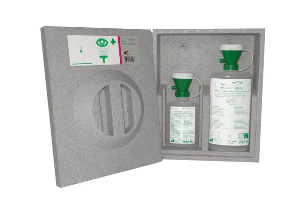 EKASTU Safety (EPS) compleet, met 2 EKASTU oogspoelflessen, 277999