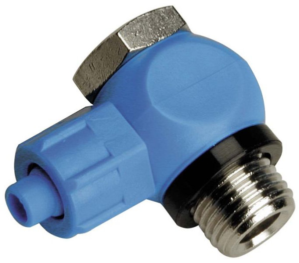timmer A-WSH-6/4-1/4-POM-MSv, elleboog wartelring fitting - cilindrisch, 1-voudig met banjobout - POM, VE: 10 stuks, 01634531