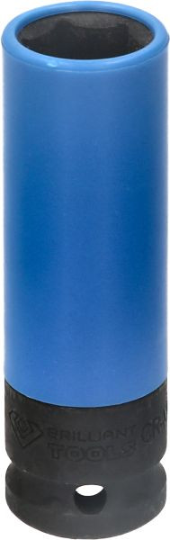 Brilliant Tools 1/2" aluminium slagdop, 17 mm, BT691006