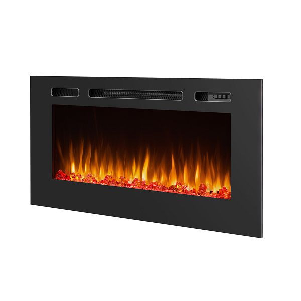RICHEN elektrische haard Fiamma 40'', 2000 W, kleur: zwart, EF172D