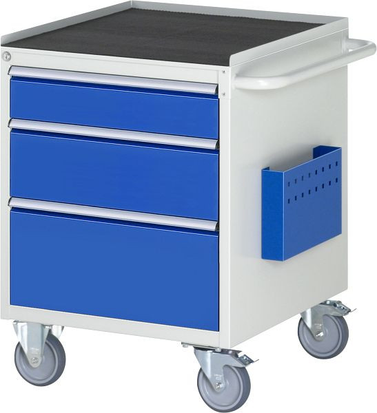 RAU montagewagen serie 7000, B580 x D650 x H795 mm, metalen steun, hoogte 25 mm, laden: 1xH120, 1xH180, 1xH240 mm, 15-L3.16A-MT.11