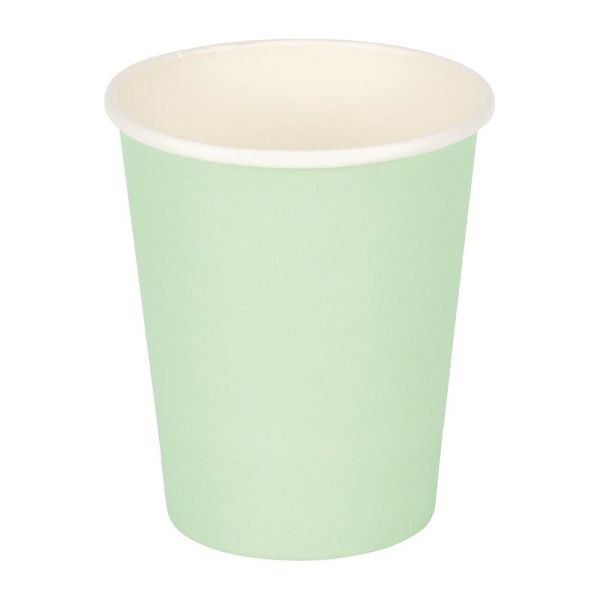 Fiesta enkelwandige beker voor warme dranken turquoise 225ml, VE: 1000 stuks, GP403