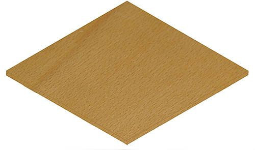 Bedrunka + Hirth werkbladen, voor hoekaansluitingen, 4-hoek, ESD geleidend, 750 x 750 x 30 mm, 07.24.91