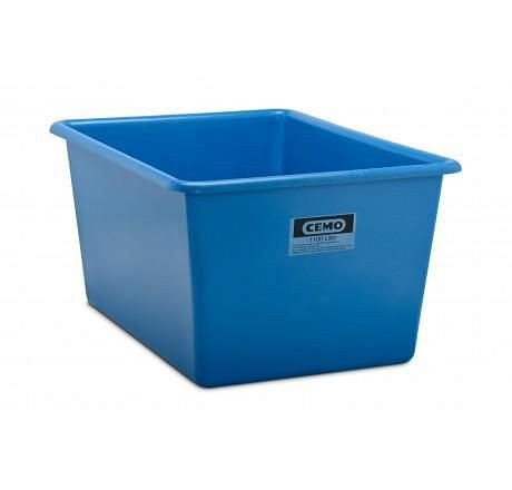 Cemo rechthoekige container 550 l blauw, 7995