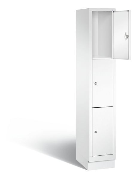 C+P lockerkast Evolo, H1800xB320xD500mm, kleur: verkeerswit, 48020-103 S10118