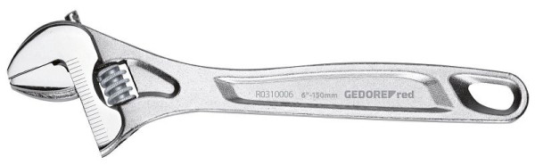 GEDORE rode verstelbare sleutel 20 mm, lengte 150 mm 15° chroom, 3300996