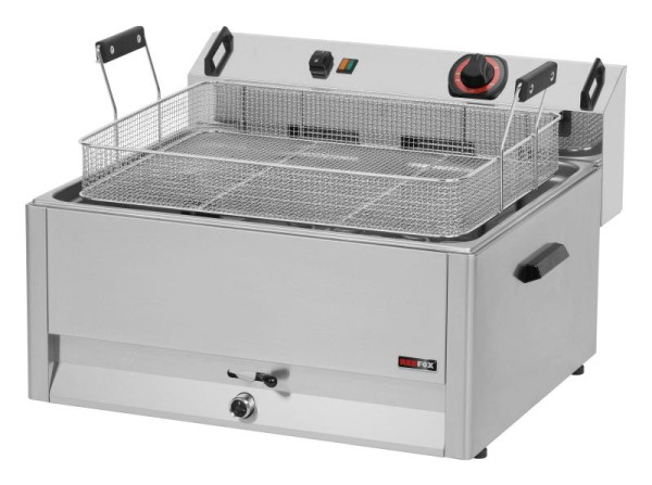 A&S Gastro elektrische frituurpan 30 liter 9kW, FE-60T