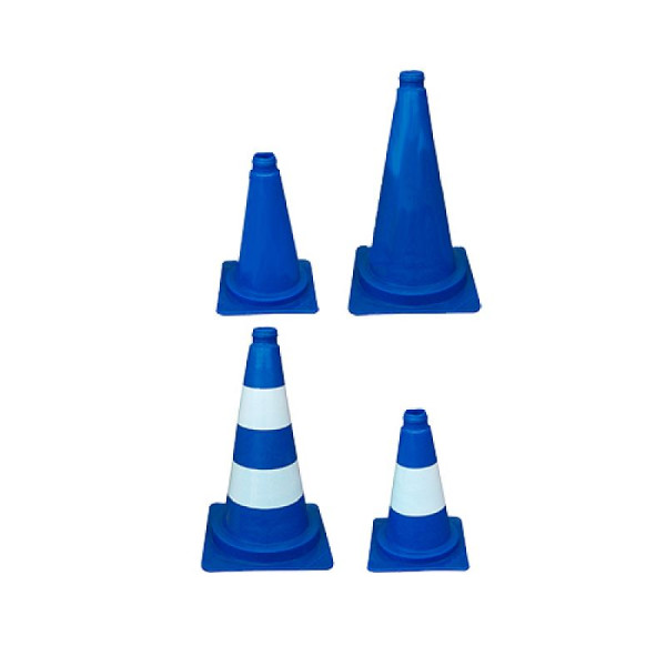 Stein HGS HGS verkeerskegel blauw, 500 mm / 1,22 kg, zonder (folie)strips, 34963