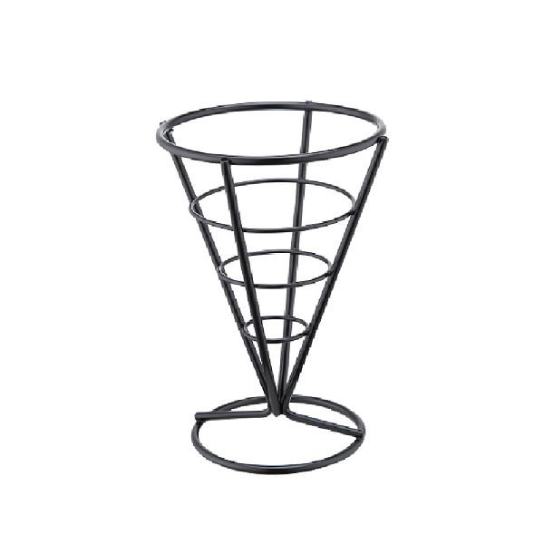 Stalgast frietkegelstandaard zwart, Ø 100 mm, hoogte 150 mm, KK1612150