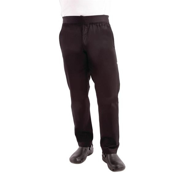 Chef Works lichte koksbroek zwart L, BB301-L
