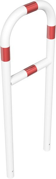 Schake buisbeugel van stalen buis Ø 60 x 2,5 mm met dwarsbalk voor inzetting in beton, totale breedte: 500 mm, totale hoogte: 1400 mm, 465_31B