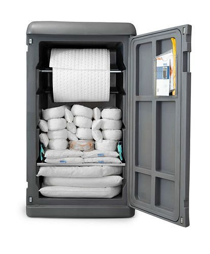 DENSORB mobiele noodset, binder in grijze Caddy XL, olie, 294-118