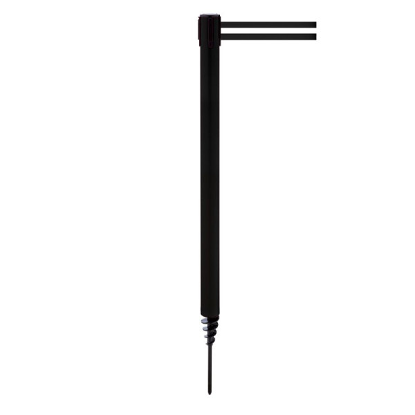 Stein HGS HGS personengeleidingssysteem -P-Line Outside-, zwart, zwart/wit/zwart horizontaal (gestreept), met riemeindstuk (standaard), 37689-0401