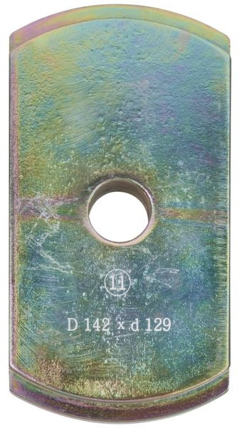 KS Tools adapterplaat Fuso 330, Ø binnen 129 mm, Ø buiten 142 mm, 460.0836
