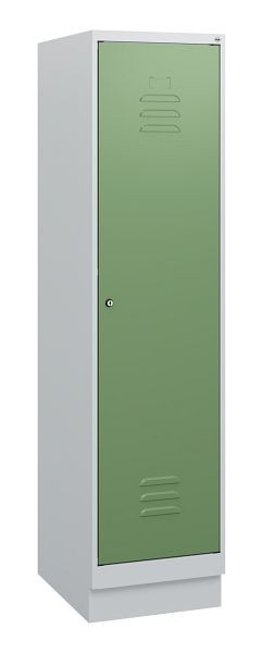 C+P luierkluis Classic PLUS, basis, 1630x400x500mm, 7035/6011, cilinderslot, 0800205-12 S10021