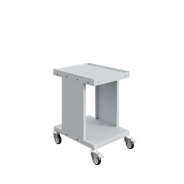 SOFAME SV etagewagen met 2 opbergniveaus, B 540 x D 670 x H 810 mm, lichtgrijs RAL 7035, W020070020GC