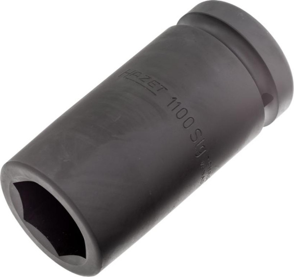 Hazet impact, machine schroevendraaierdop, zeskant, hol vierkant 25 mm, buiten zeskant profiel, 33 mm, lange versie, 1100SLG-33