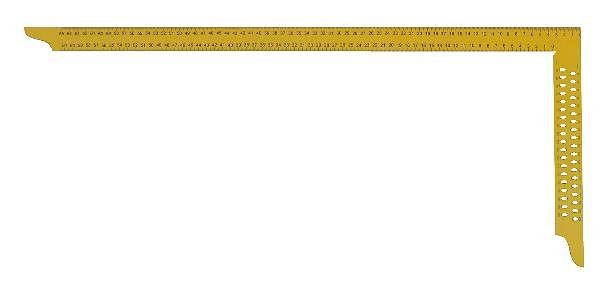 hedue Zimmermannswinkel ZY mit mm-Skala Typ A und Anreißlöcher, lengte: 1000 mm, Y102