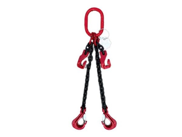 Schake kettinghanger 2-strengs, 10 mm, lengte: 4,0 m, met inkorthaak, 5264VH-10