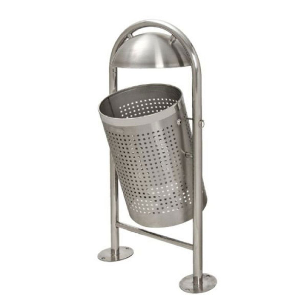 Stein HGS HGS afvalbak "Astro" 35 liter van RVS met dak, 21960