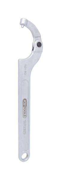 KS Tools scharnierhaaksleutel met pen, 50-80 mm, 517.1325