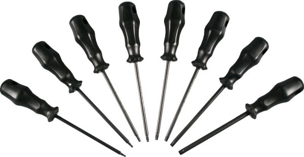SW-Stahl schroevendraaierset, TPR profiel, 8-delig, 31510L
