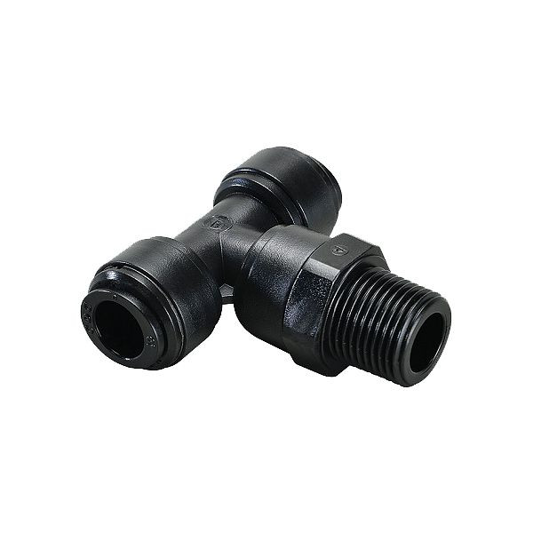 timmer B-TEdk-8-3/8-KU-H2O, conische T-schroefverbinding, van kunststof, drukloos verstelbaar, voor water, VE: 10 stuks, 03080446