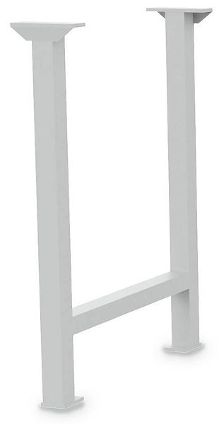 Bedrunka + Hirth onderstel van vierkante buis, 50 x 50 x 2 mm, 03.90.01B