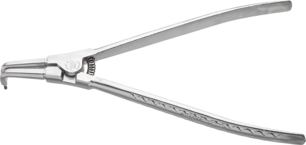 Hazet borgveertang, standaard: DIN 5254 vorm B, oppervlak: verchroomd, punt staalgrijs, lengte: 310 mm, 1846D-4