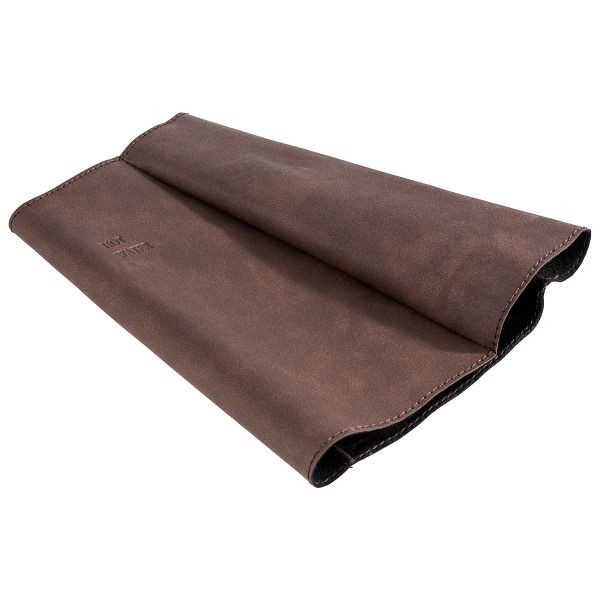 APS beschermjas, 16 x 16 x 1 cm, kunstleer, bruin, voor thermoskan 0,6 liter, markering: HOT WATER, geschikt voor 10922, 10925