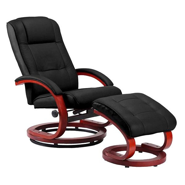Mendler massage-tv-stoel Pescatori II, relaxstoel, massagestoel, massagefunctie, zwart, 8436
