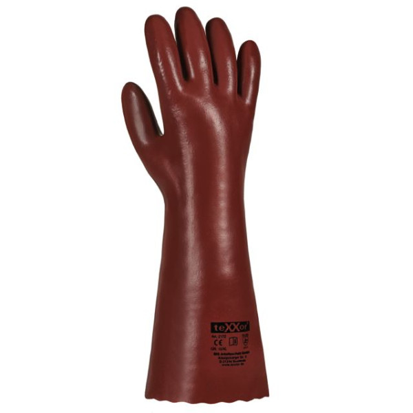teXXor PVC-handschoenen "ROOD BRUIN", VE: 120 paar, 2171