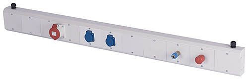 Bedrunka + Hirth energiekanaal compleet uitgerust, BxDxH 1375 x 60 x 130 mm, 07.861.15.13