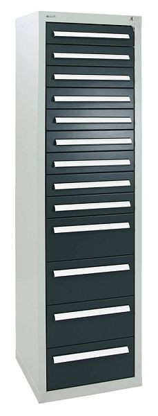 stumpf ladekast serie T-100 / 35-5, RAL 7035/7016, 13 laden (9x100, 4x200mm), 8155871