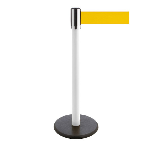 Stein HGS HGS personengeleidingssysteem -P-Line Premium-, wit, signaalgeel, met magnetisch banduiteinde, bandlengte: 3,8 m, 34241m-1204