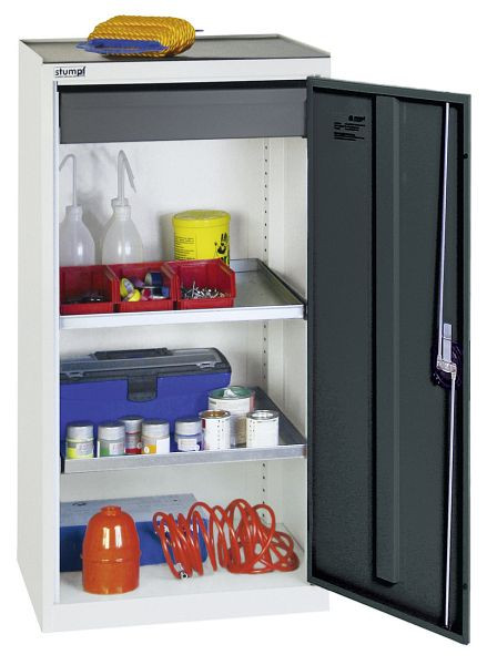 Stumpf TM gereedschaps- en materiaalkast 3000, RAL 7035/7016, 1 lade, 2 laden, 3001171