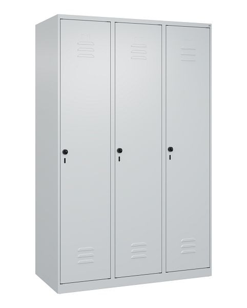 C+P luierkluis Classic PLUS, 3 vakken, 1850x1200x500mm, 7035/7035, veiligheidsdraaigrendel, 080000-32 S10008