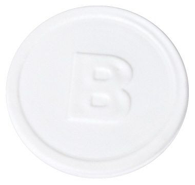Contacto biermerk, wit, VE: 100 stuks, 7531/002