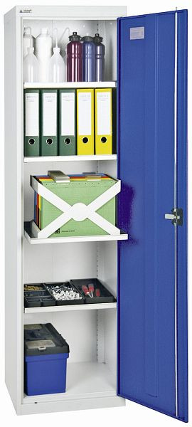 stumpf gereedschaps- en materiaalkast serie 3000, 7035/5010, 4 bakbodems, 3005074