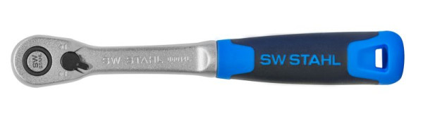 SW stalen omschakelbare ratel, 1/4", slank ontwerp, 06014L