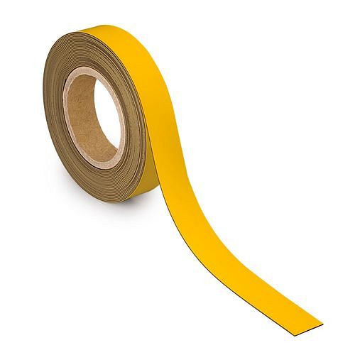 MAUL magnetische markeringstape, 10 mx 30 mm x 1 mm, geel, 307932