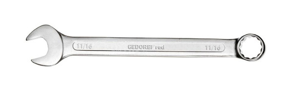 GEDORE rode ringsteeksleutel AF1.1/8, lengte 320 mm, 3301040