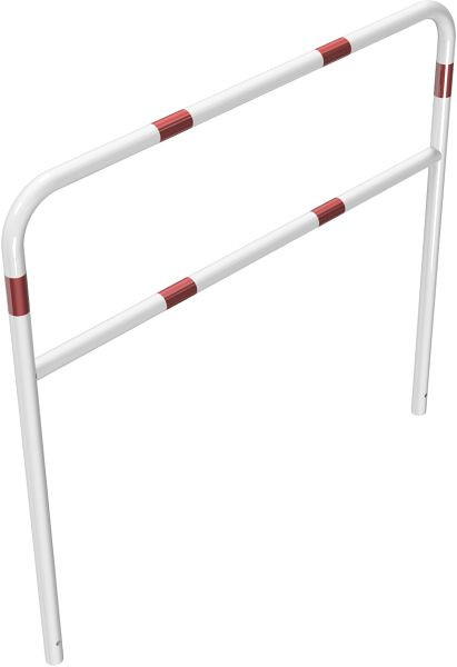 Schake buisbeugel van stalen buis Ø 48 x 2,5 mm met dwarsbalk voor inzetting in beton, totale breedte 1500 mm, totale hoogte 1400 mm, gecoat, 448_33B